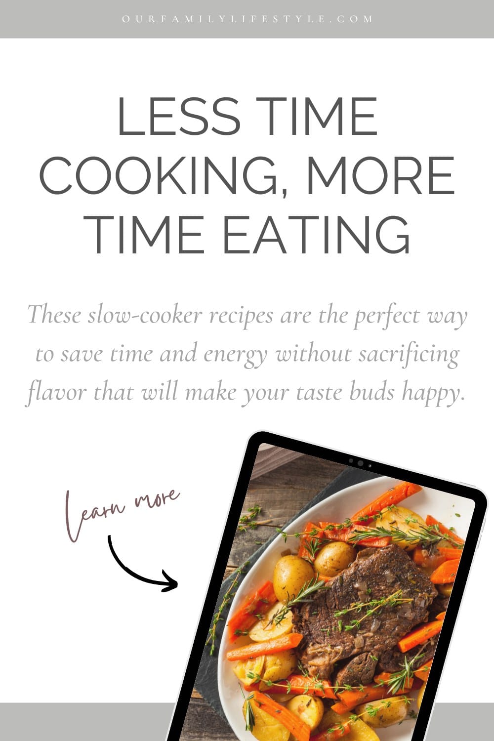 Modern Slow cooker Recipes Less Time Cooking, More Eating