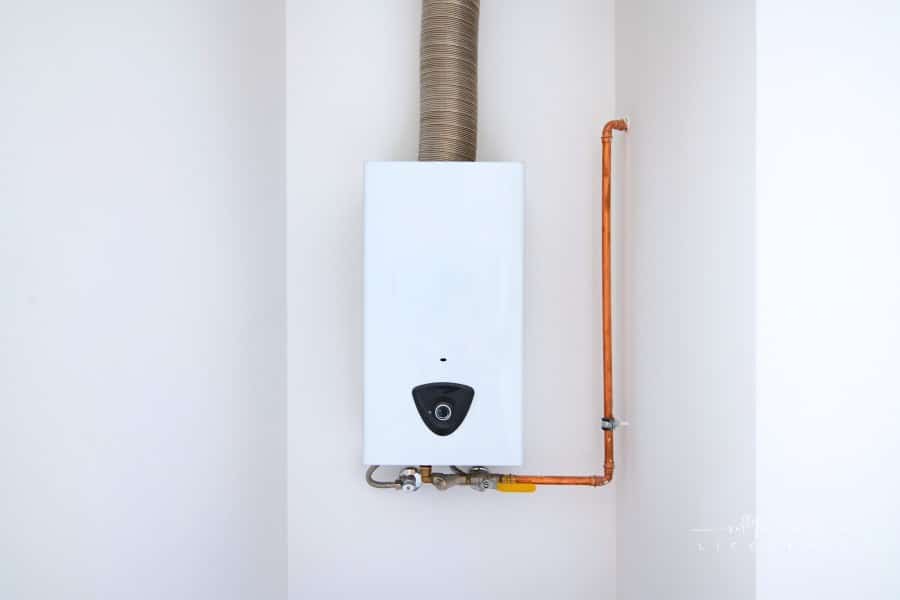Modern home gas water heater boiler