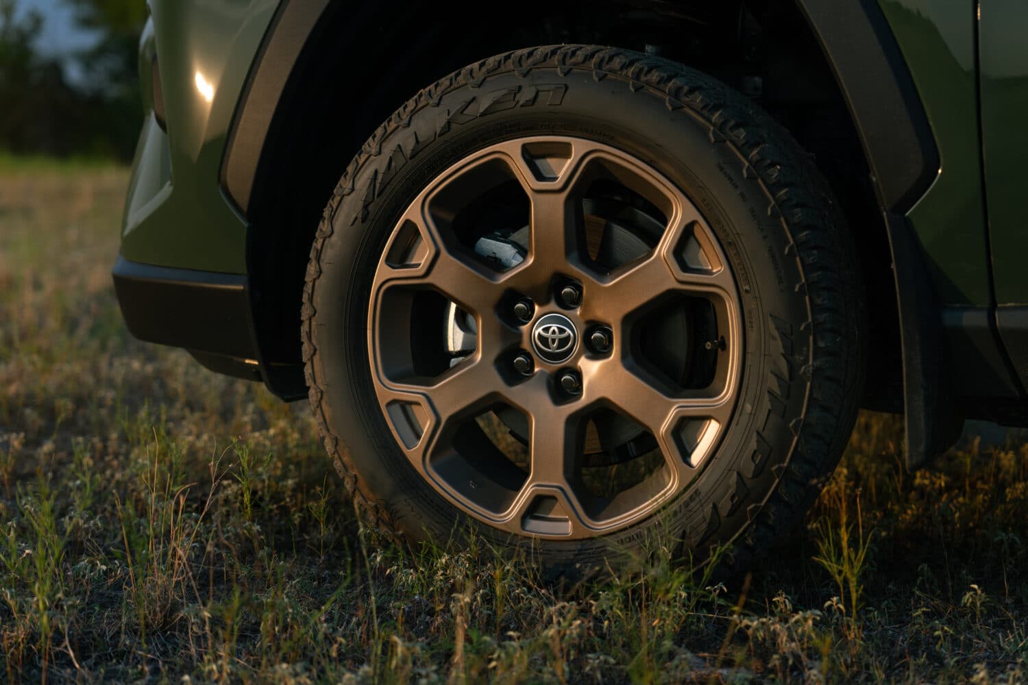 2024 Toyota RAV4 Woodland Copper Wheels