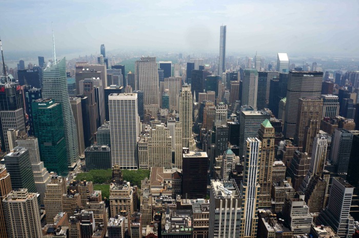 new york city from the empire state building