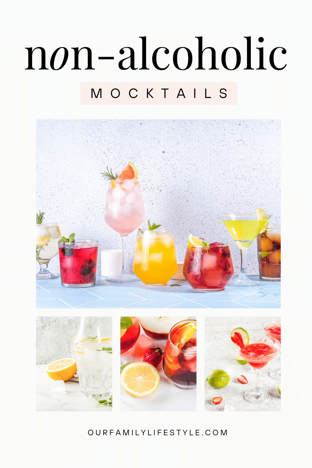Non-alcoholic mocktails