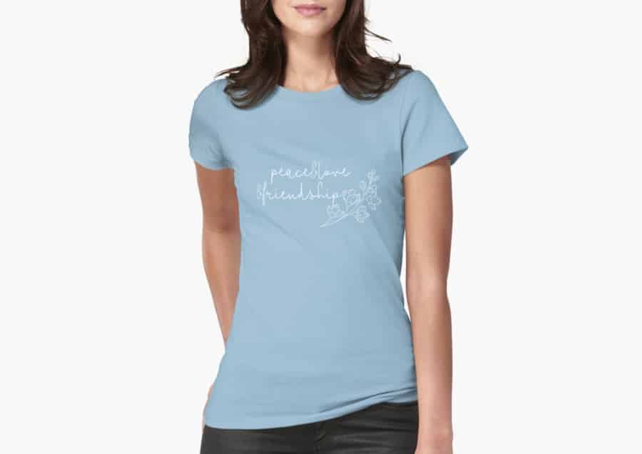 peace love friendships shirt