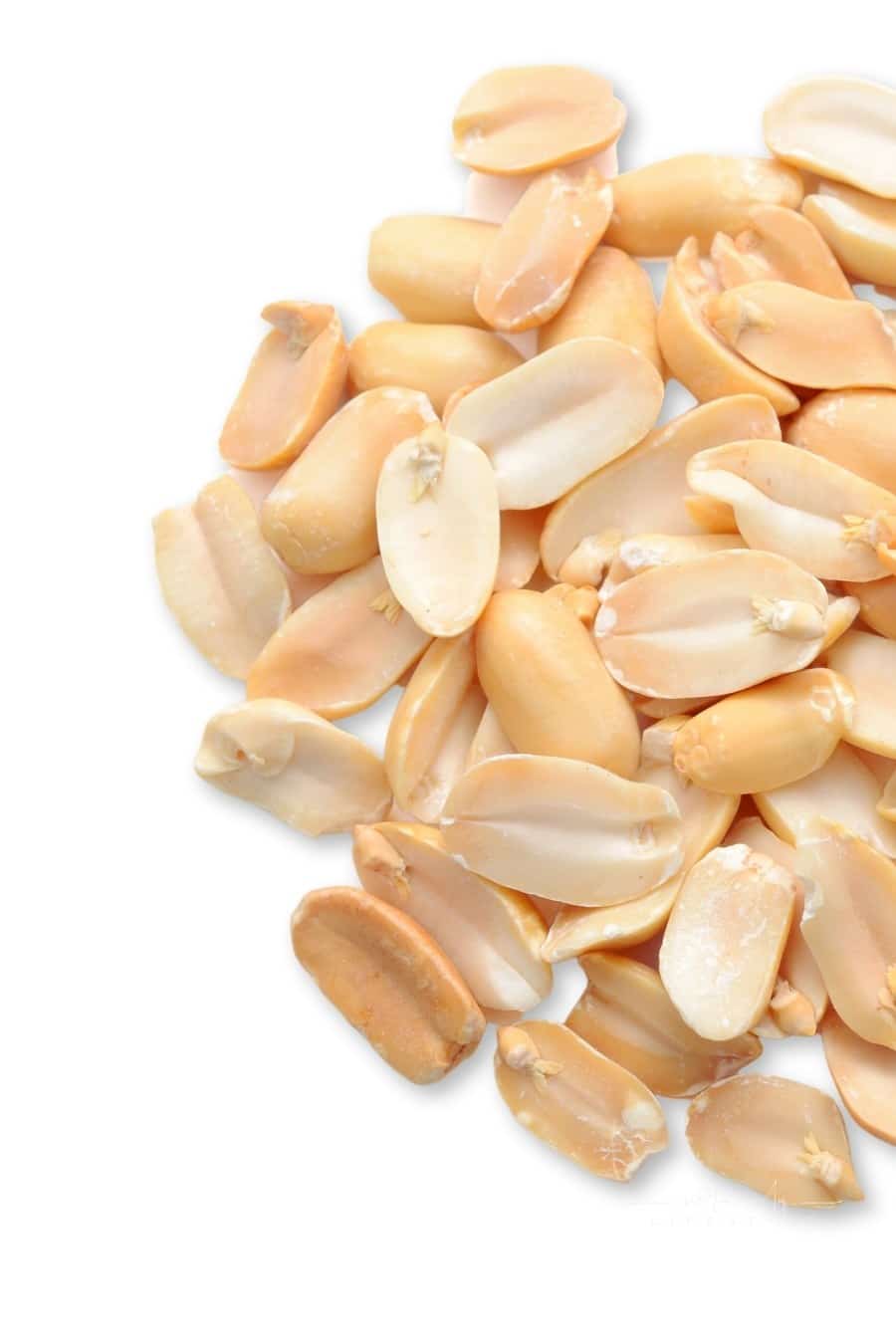 peanuts on white tabletop