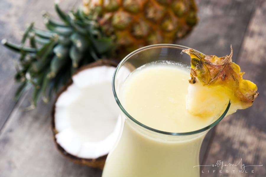 3 Ingredient Non-Alcoholic Pina Colada Recipe