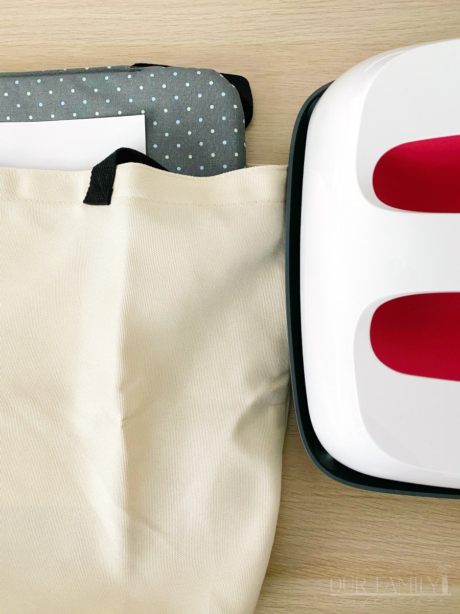 prepping EasyPress mat and blank for Infusible Ink