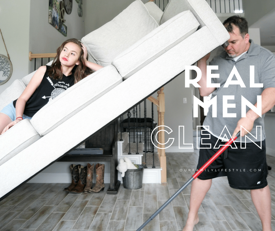 real men clean
