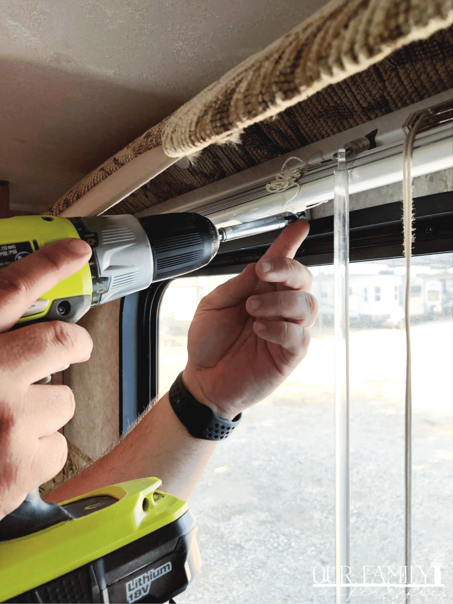 removing rv valances