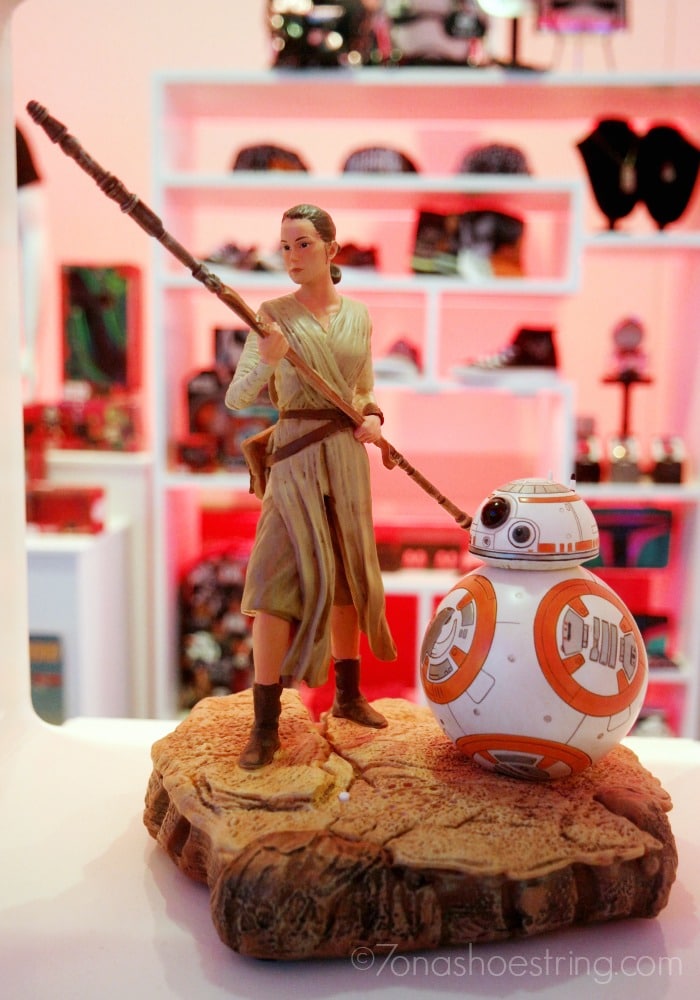 Rey and BB-8 toy figure