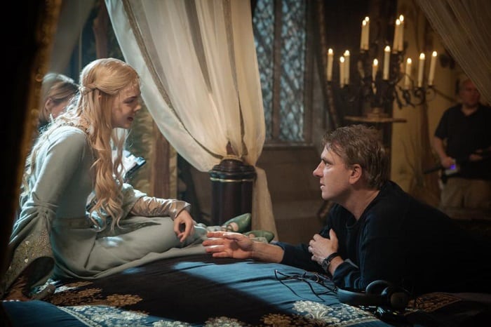 Robert Stromberg with Elle Fanning