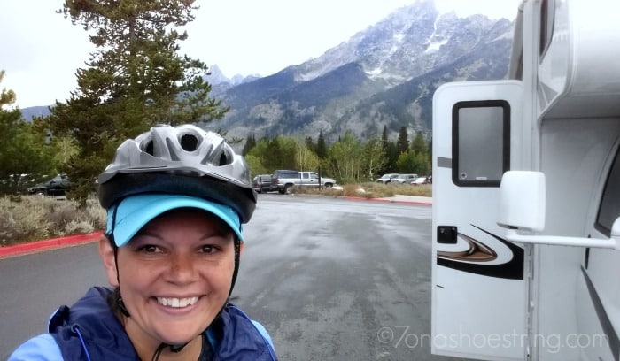 RV bike storage