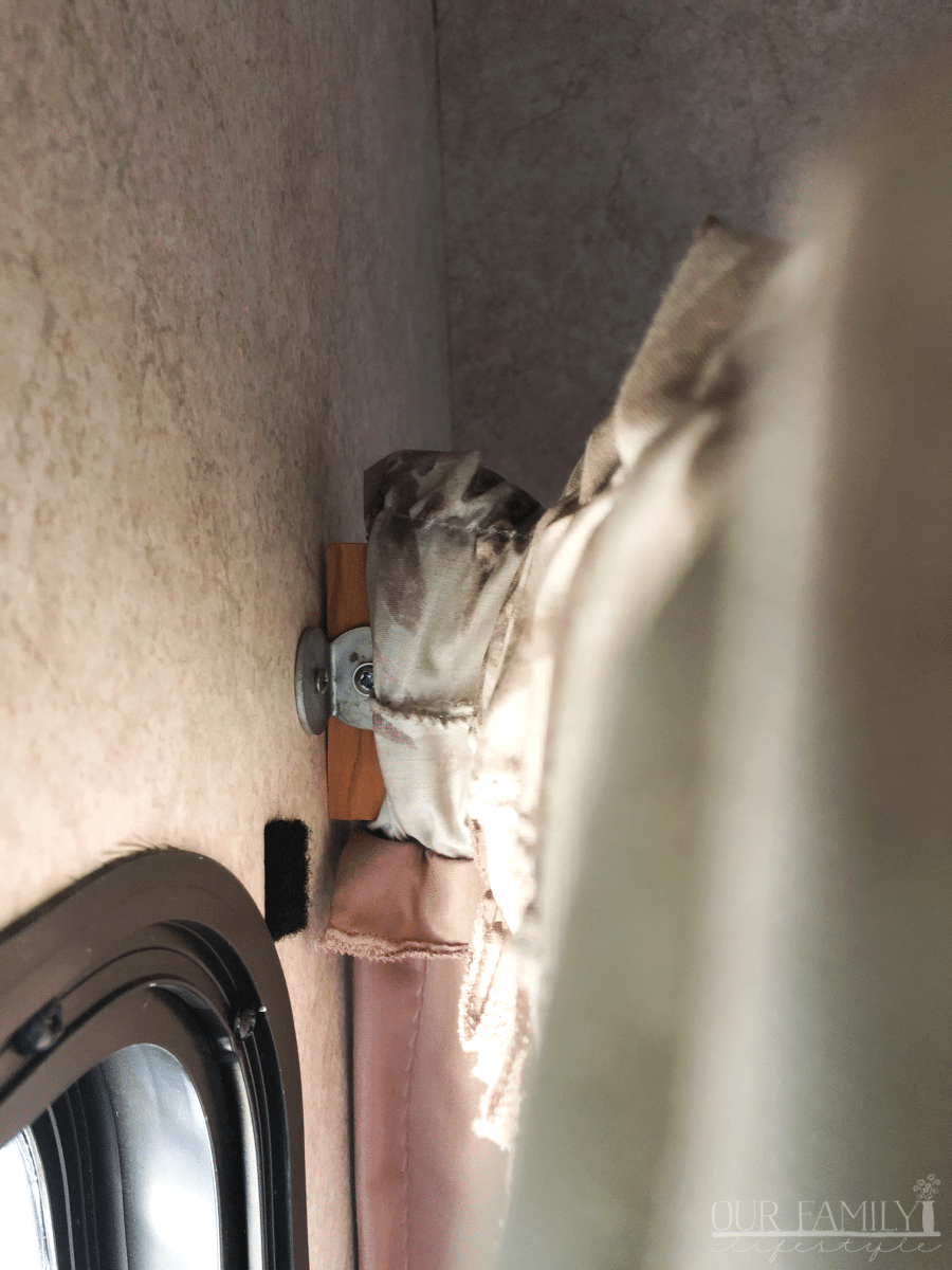 rv valance screw placement