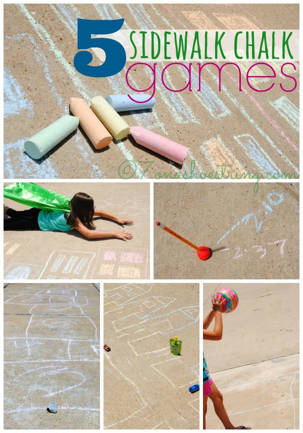 5 Sidewalk Chalk Games