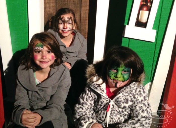 Sparkle face painting