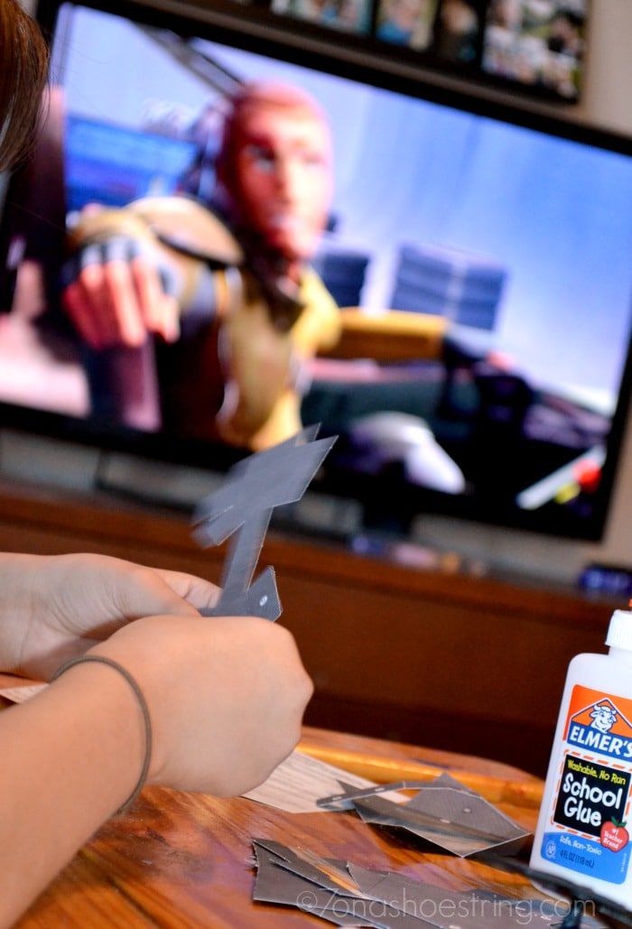 Star Wars Rebels DVD craft included