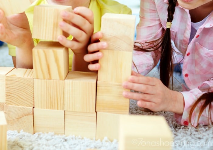 Stock Up on open-ended toys like Barbie and blocks