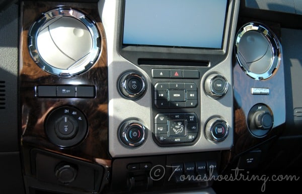 Super Duty dashboard