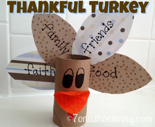 Thanksgiving thankful turkey craft