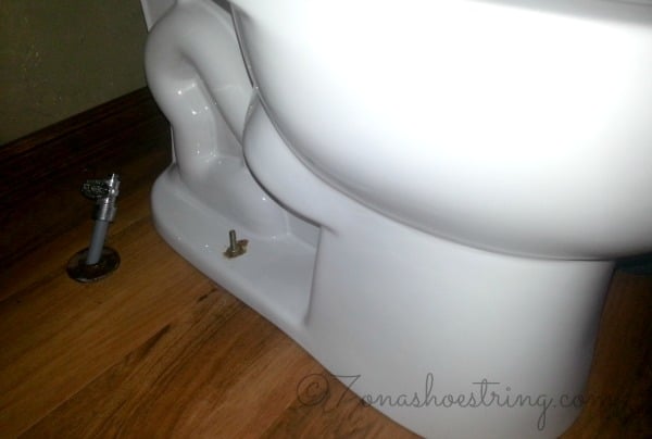 toilet bowl installation