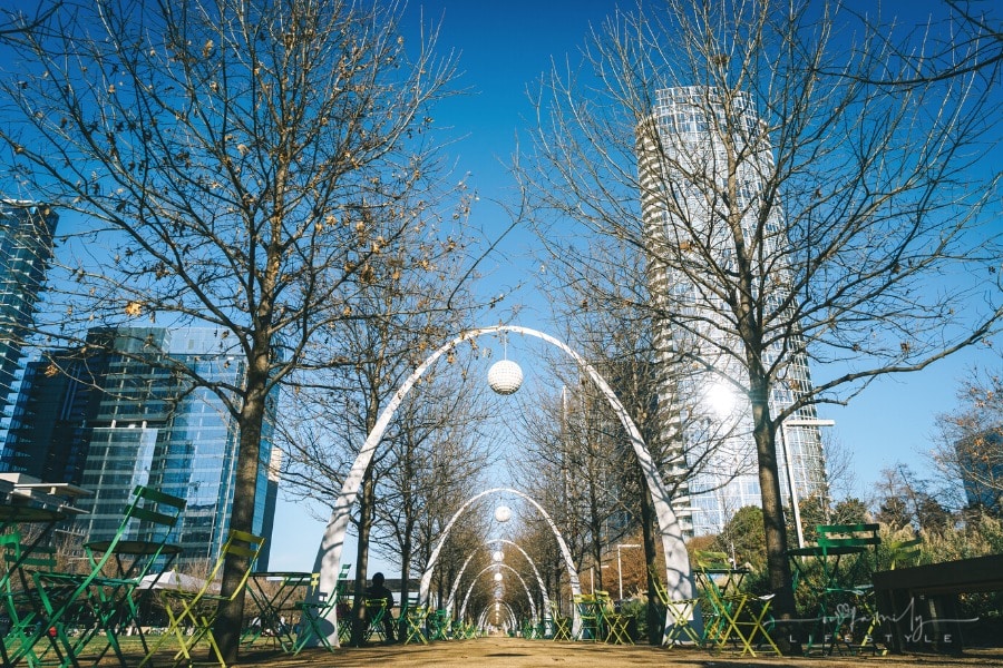 Klyde Warren Park in Dallas, Texas