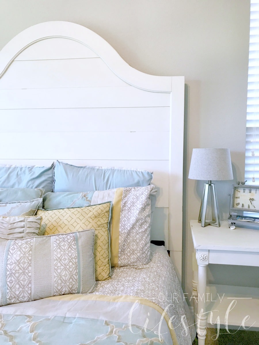 wall mounted farmhouse headboard