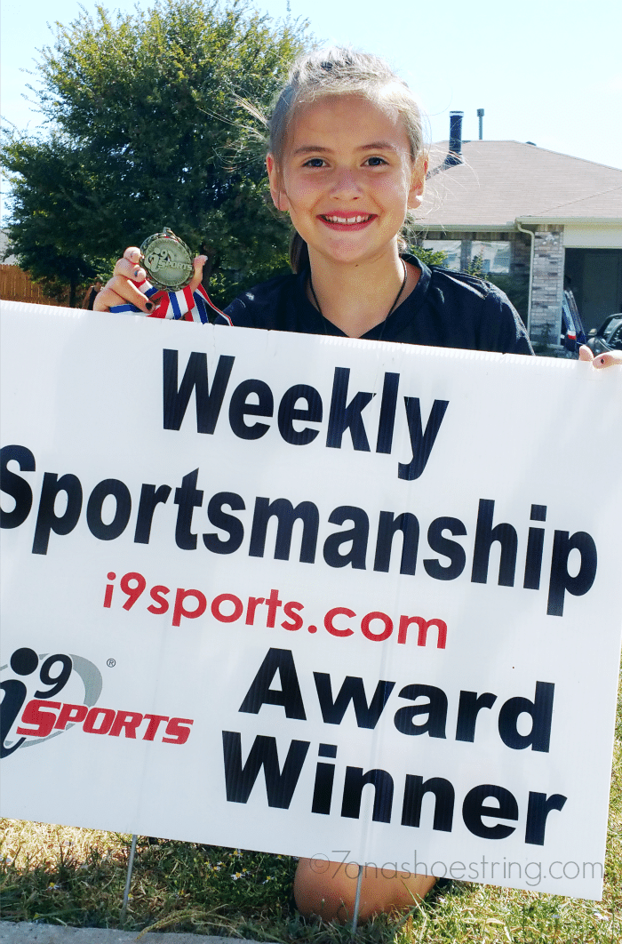 Weekly Sportsmanship Award for courtesy