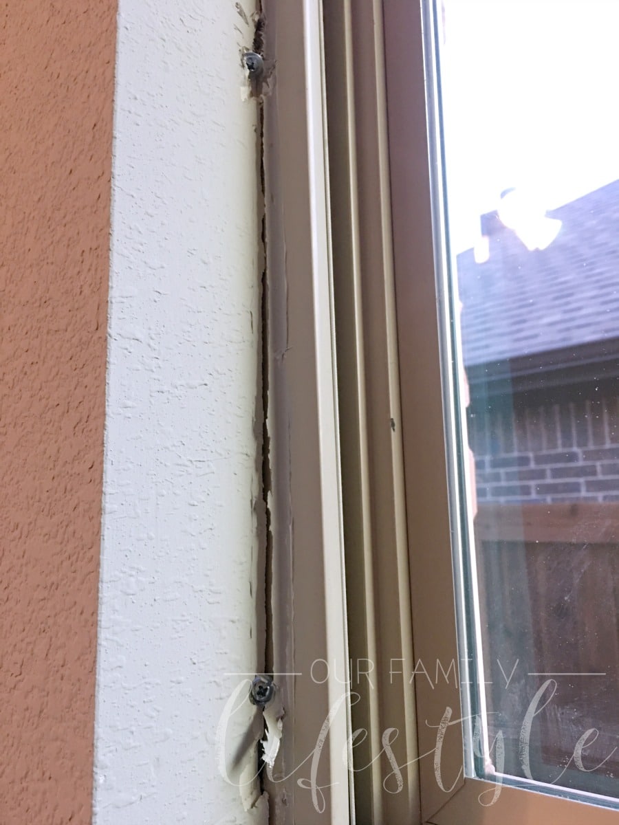 window framed wrong process of building a house