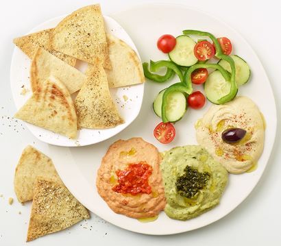 Zoes Kitchen Hummus Trio