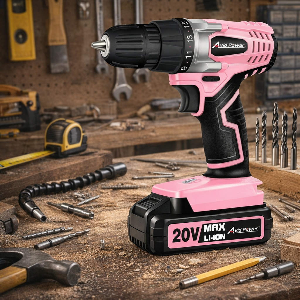 AVID POWER 20V MAX Cordless Drill Set