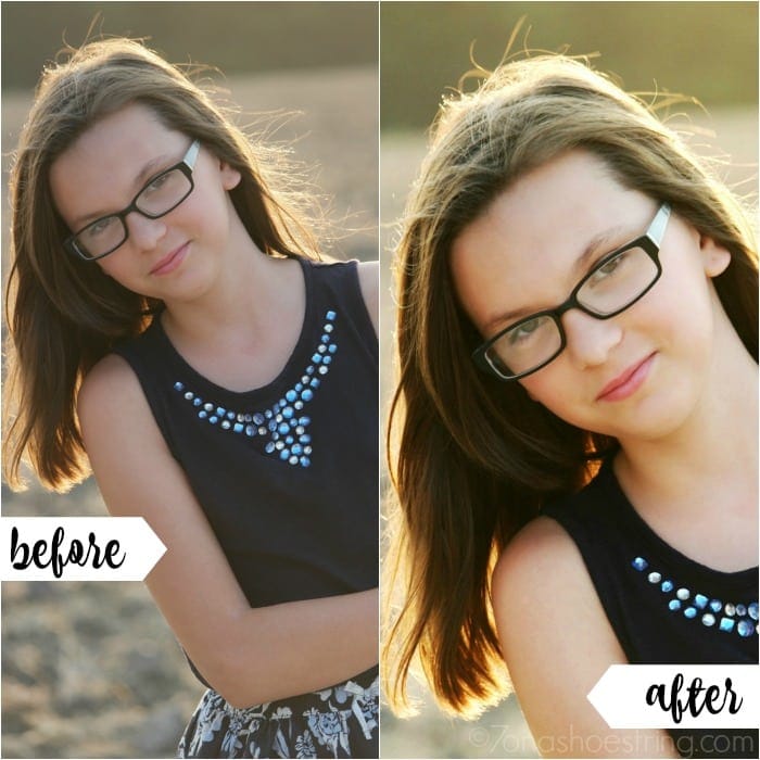 before and after Photoshop CC