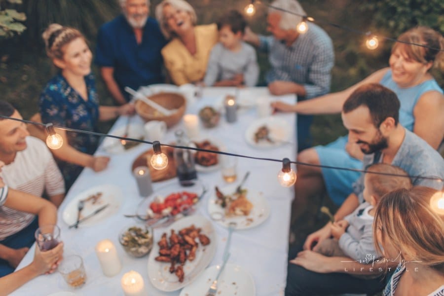 Thanksgiving dinner with family