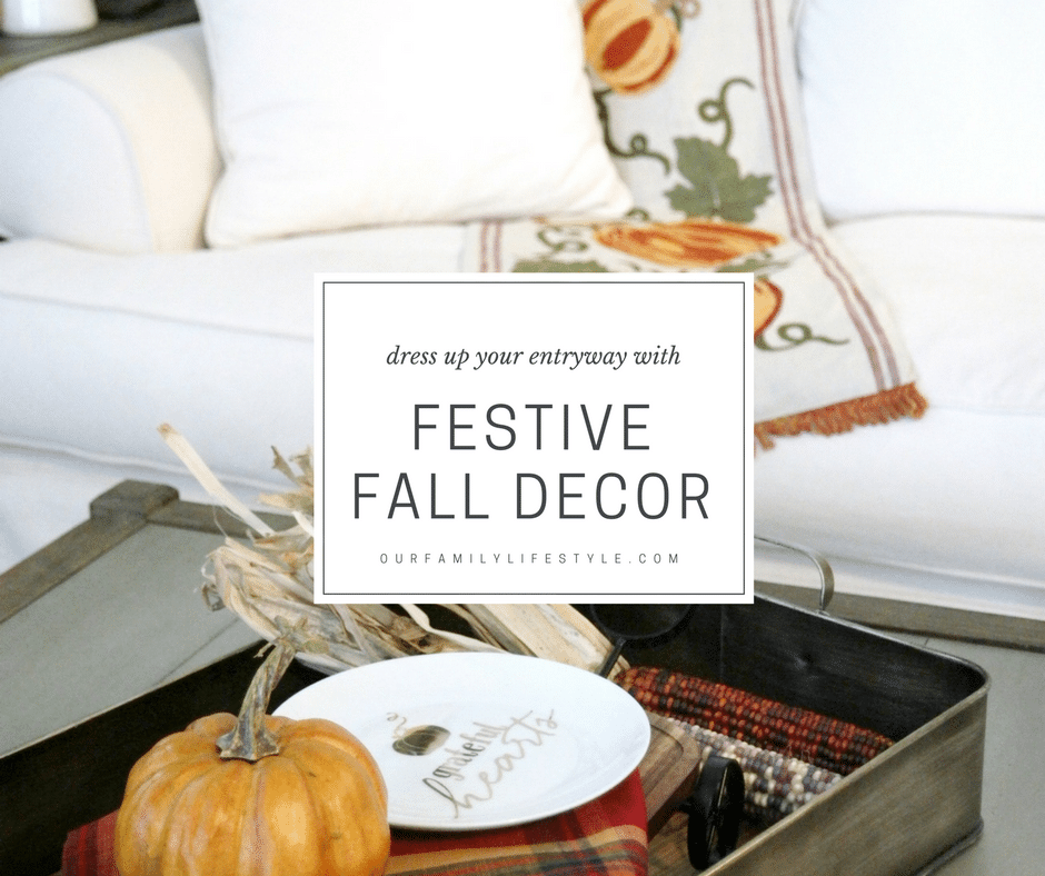 Dress Up Your Entryway with Festive Fall Decor
