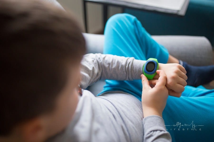 Boy Using Smart Watch