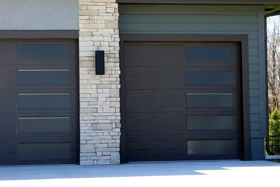 modern exterior garage doors