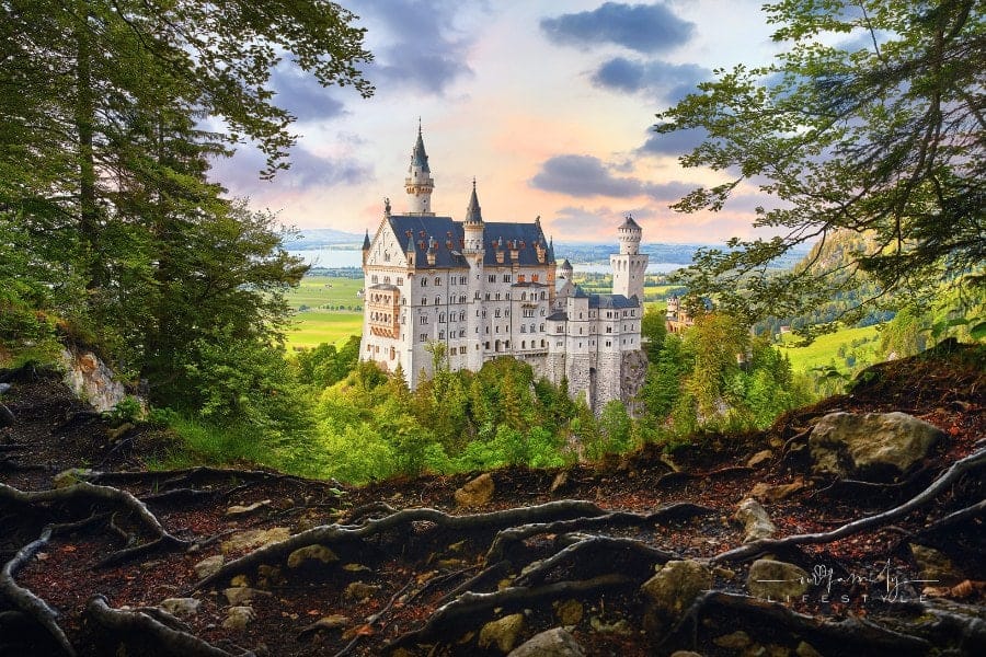 Neuschwanstein Castle in Bavaria, Germany