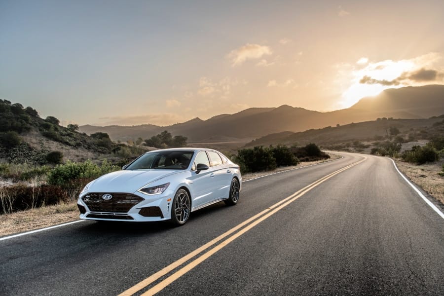 Hyundai Sonata Sun Set