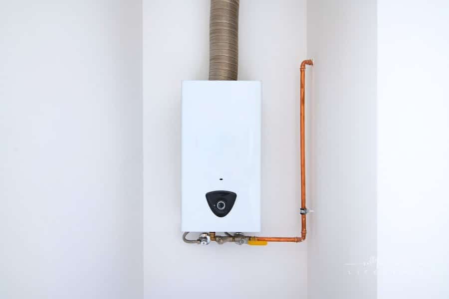 Modern home gas water heater boiler