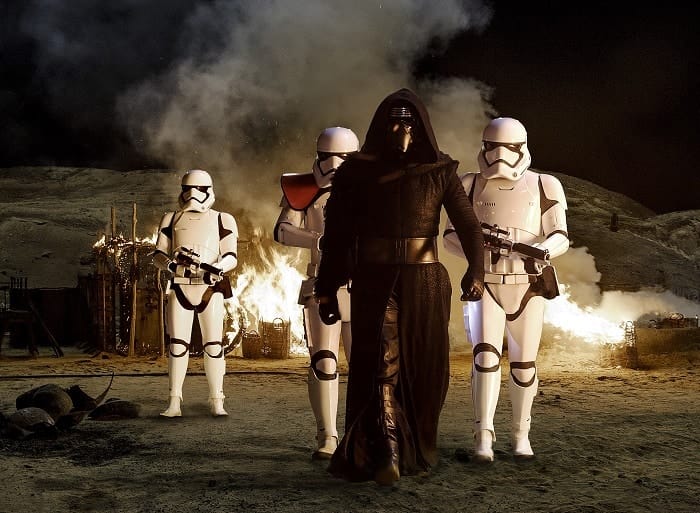 Star Wars Kylo Ren and the Stormtroopers
