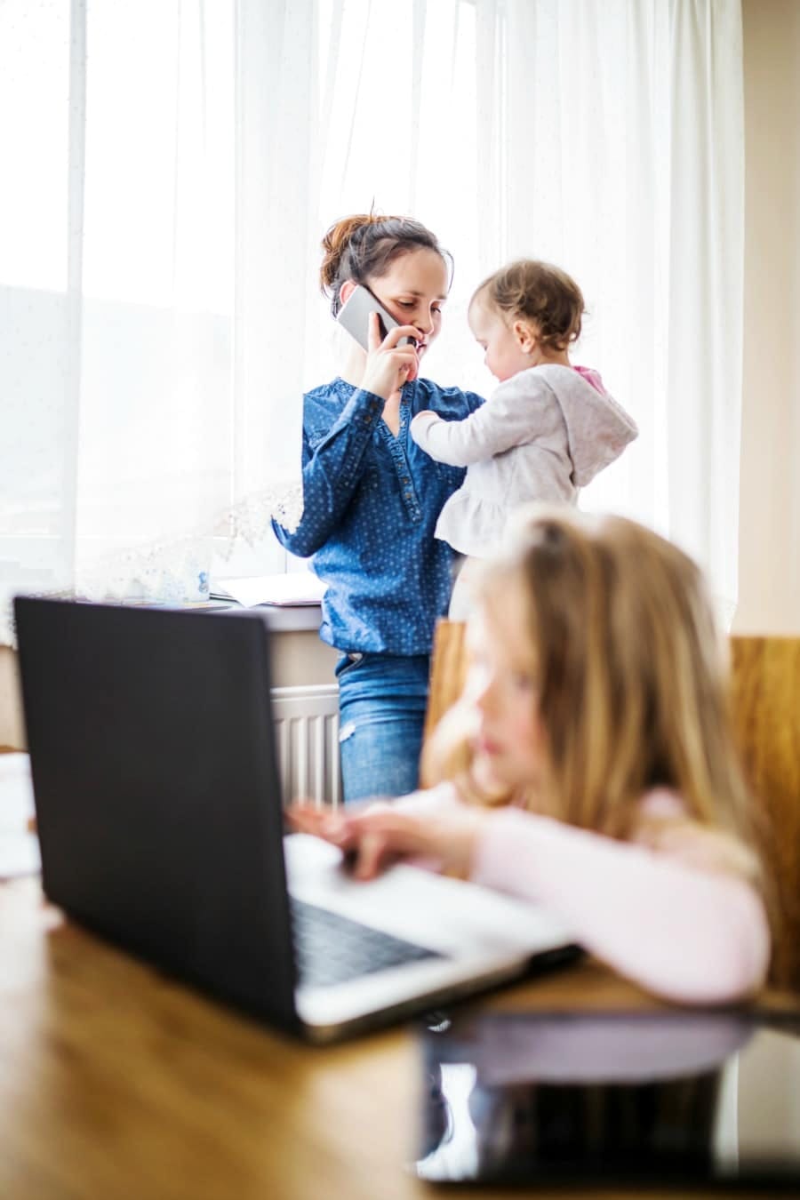 work at home mom with kids