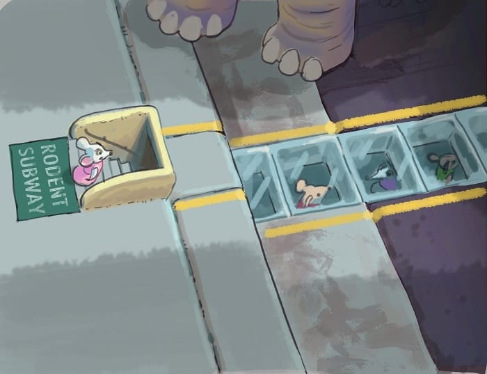 ZOOTOPIA rodent subway